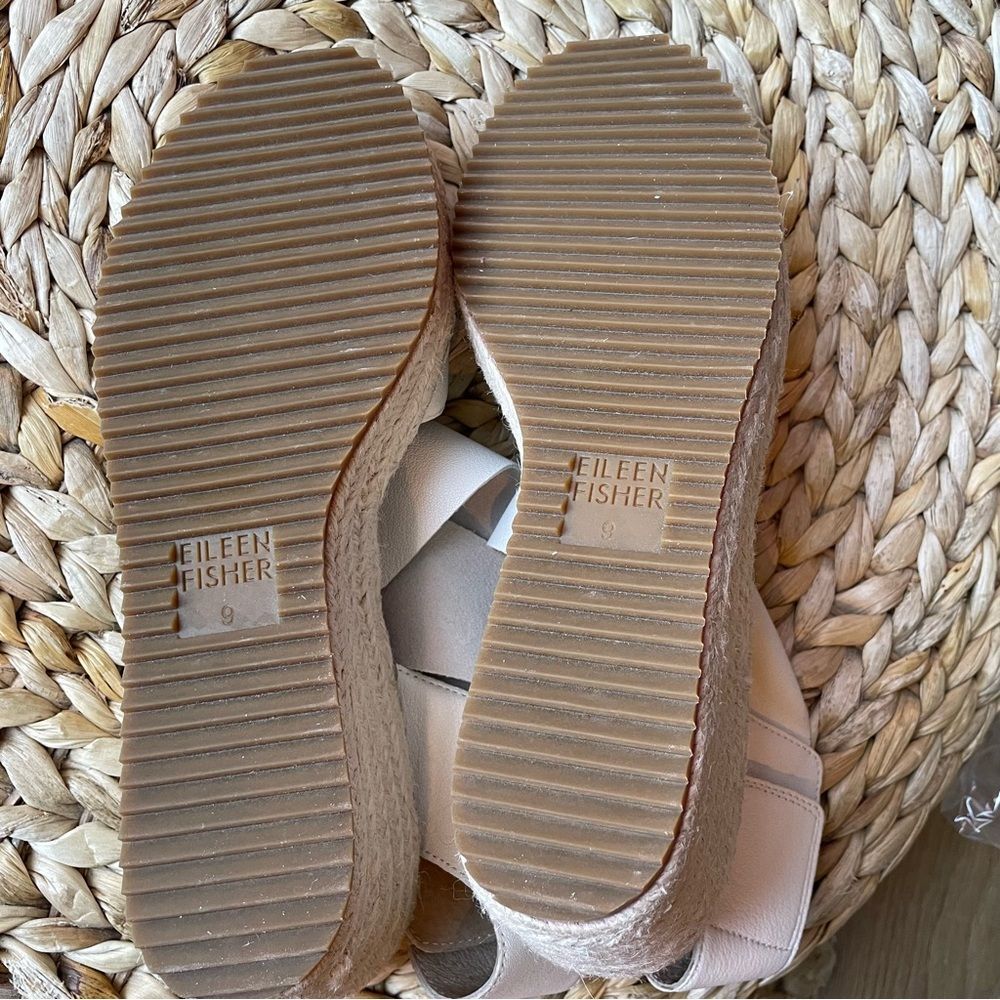Eileen Fisher Women's Willow Espadrille Wedge Sandal Size 9 - Picture 10 of 12